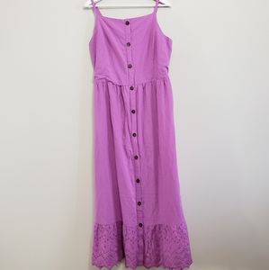 Old Navy Dress Maxi Purple Women's XL Tall NWT